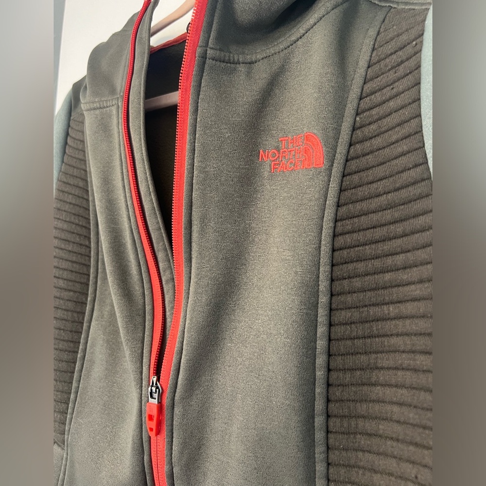 Womens Green Northface Fleece zip up